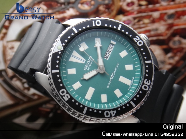469) SEIKO VINTAGE DIVER 6309-7290 GREEN AUTOMATIC WATCH – LIKE NEW (  MYR380 ) | beasywatch